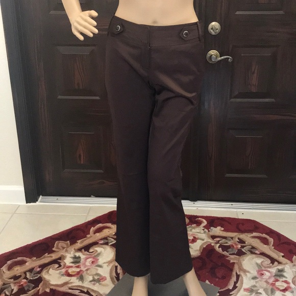 Brown pants that looks like satin NWOT SIZE1 - Picture 1 of 8